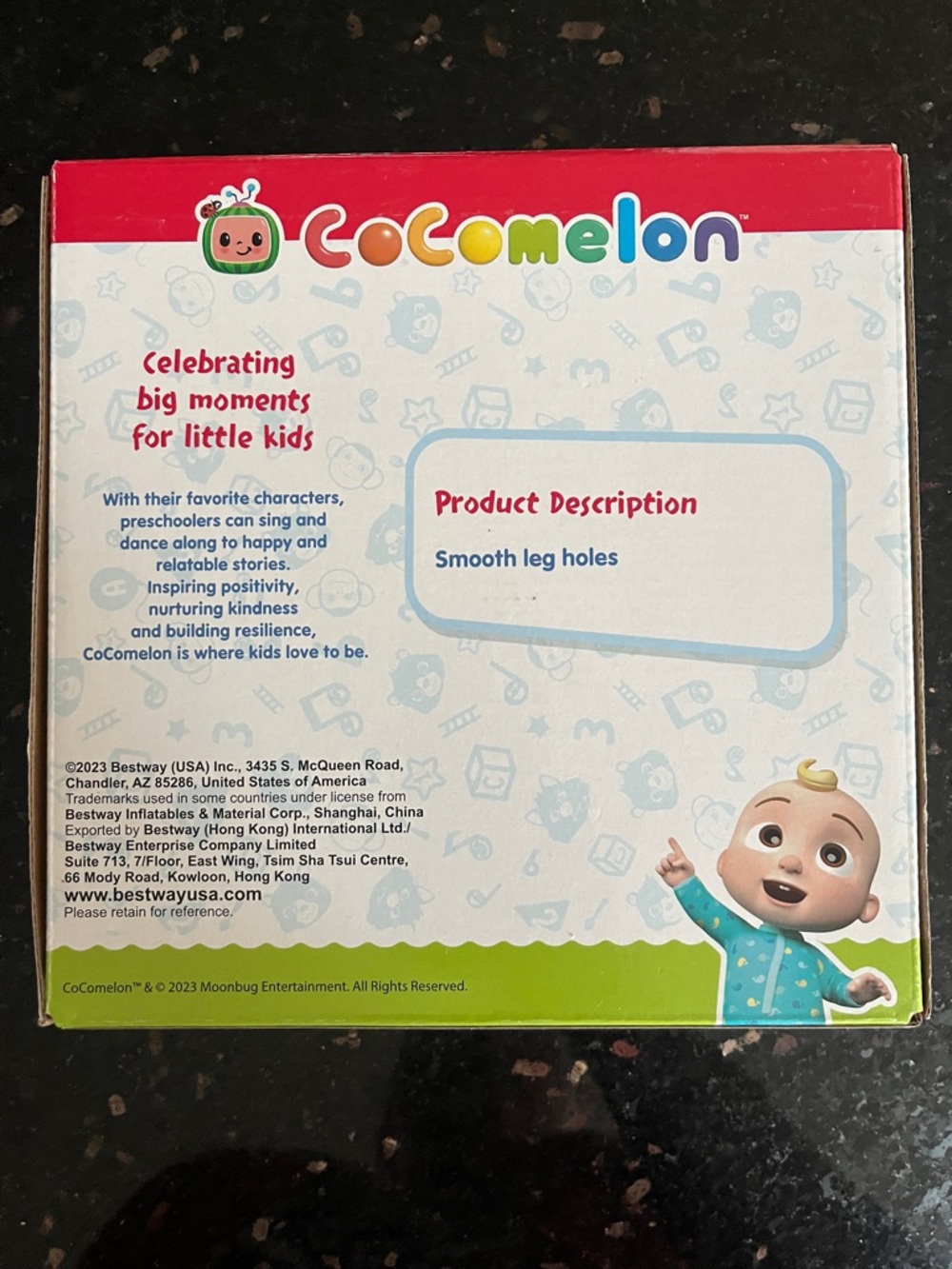 🇺🇸Cocomelon Inflatable Toddler Watercraft - Blue & Red - Picture 4 of 6